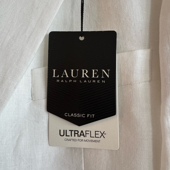 Ralph Lauren Men's 100% linen 2 pc suit jacket 46R pants 36x32 - Picture 10 of 10